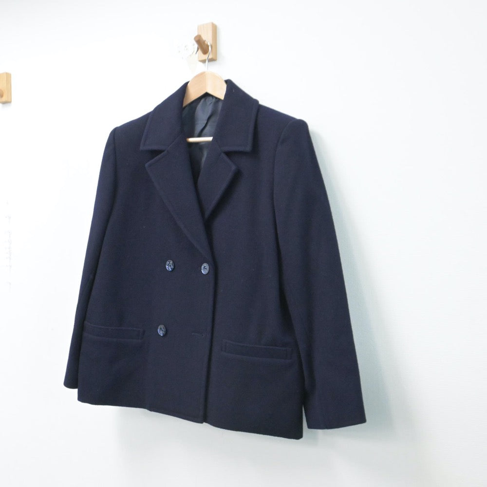 【中古】福岡県 福岡女学院中学校・高等学校 女子制服 1点（コート）sf014653