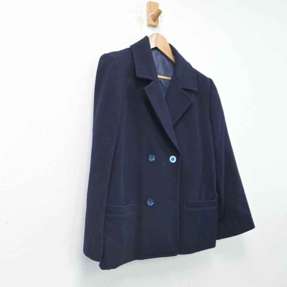 【中古】福岡県 福岡女学院中学校・高等学校 女子制服 1点（コート）sf014653