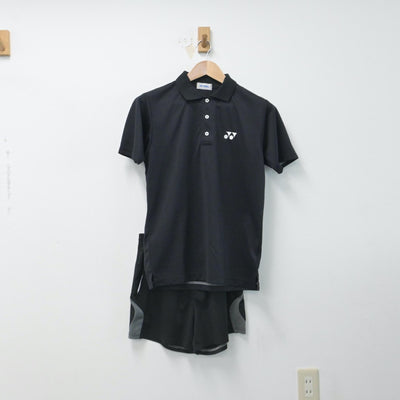 【中古】福岡県 板櫃中学校/バドミントン部ユニフォーム 男子制服 2点（部活ユニフォーム 上下）sf014659