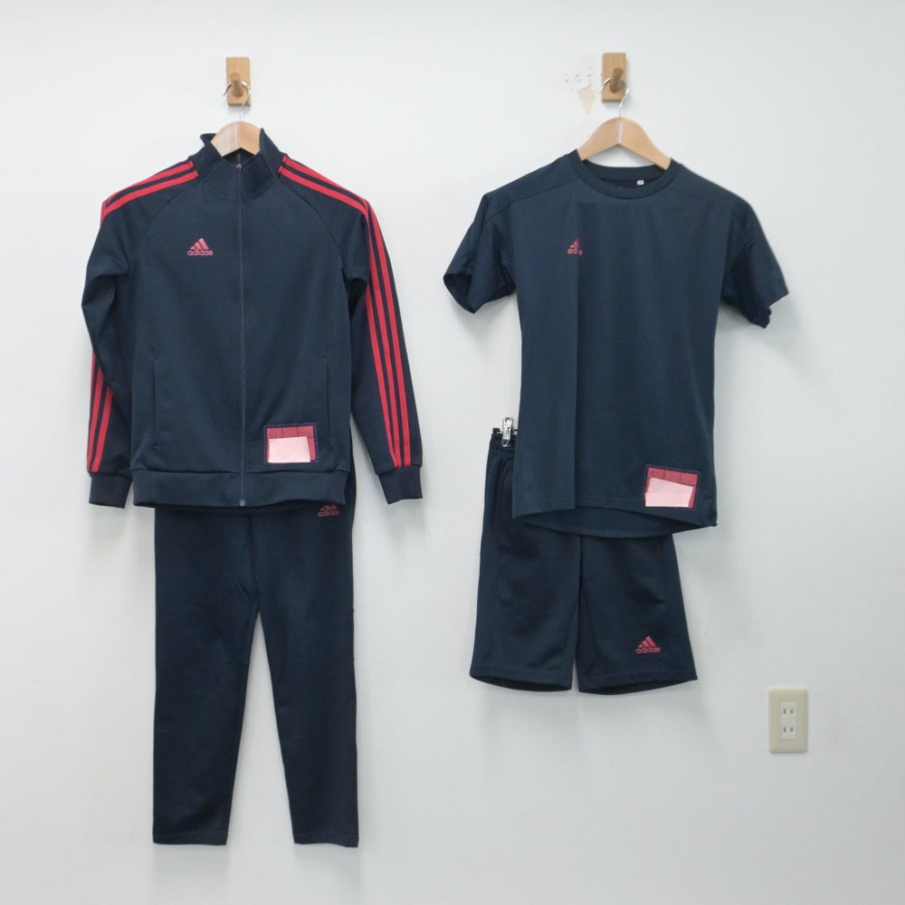 【中古】福岡県 小倉高等学校 男子制服 4点（ジャージ 上・ジャージ 下・体操服 上・体操服 下）sf014662