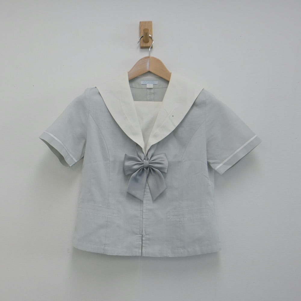 【中古】福岡県 九州国際大学附属高等学校 女子制服 5点（セーラー服・スカート）sf014674