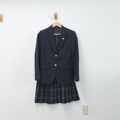 【中古】東京都 飛鳥高等学校 女子制服 2点（ブレザー・スカート）sf014676