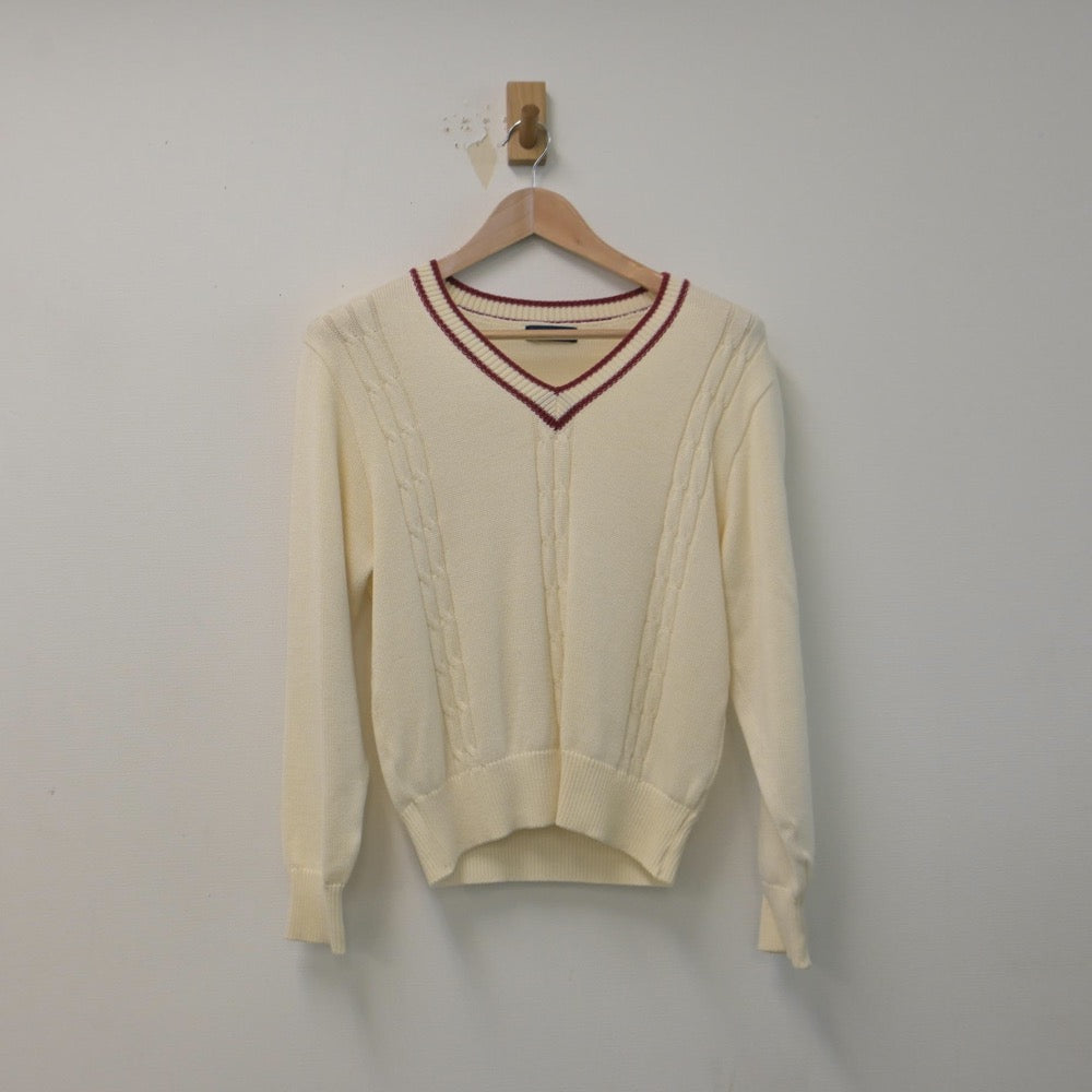 【中古】広島県 井口高等学校 女子制服 3点（シャツ・ニット・スカート）sf014682