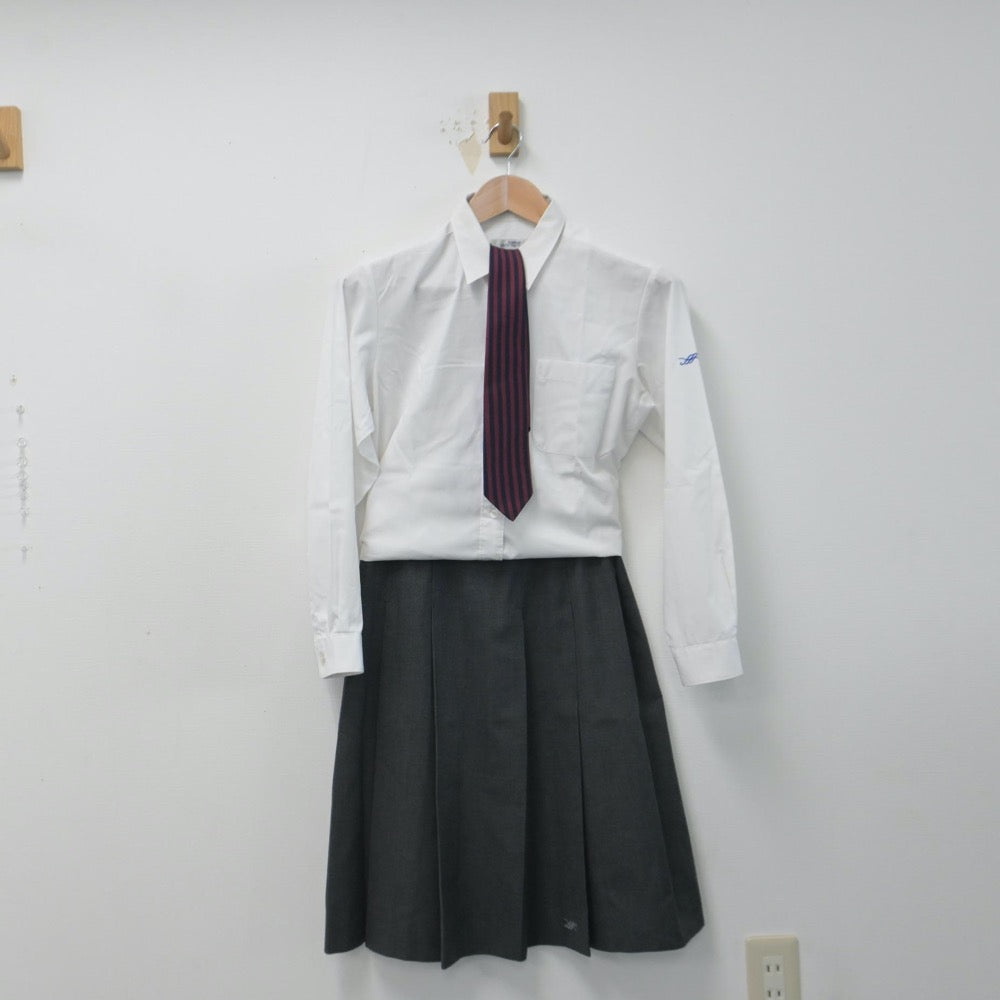 中古制服】広島県 舟入高等学校 女子制服 4点（ブレザー・シャツ