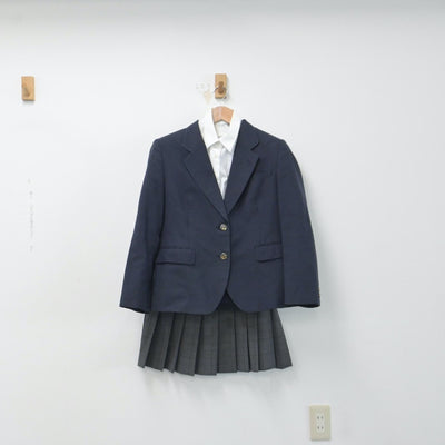 【中古】東京都 江北高等学校 女子制服 3点（ブレザー・シャツ・スカート）sf014688