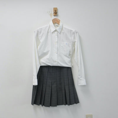 【中古】東京都 江北高等学校 女子制服 3点（ブレザー・シャツ・スカート）sf014688