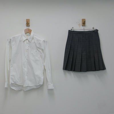 【中古】東京都 江北高等学校 女子制服 3点（ブレザー・シャツ・スカート）sf014688