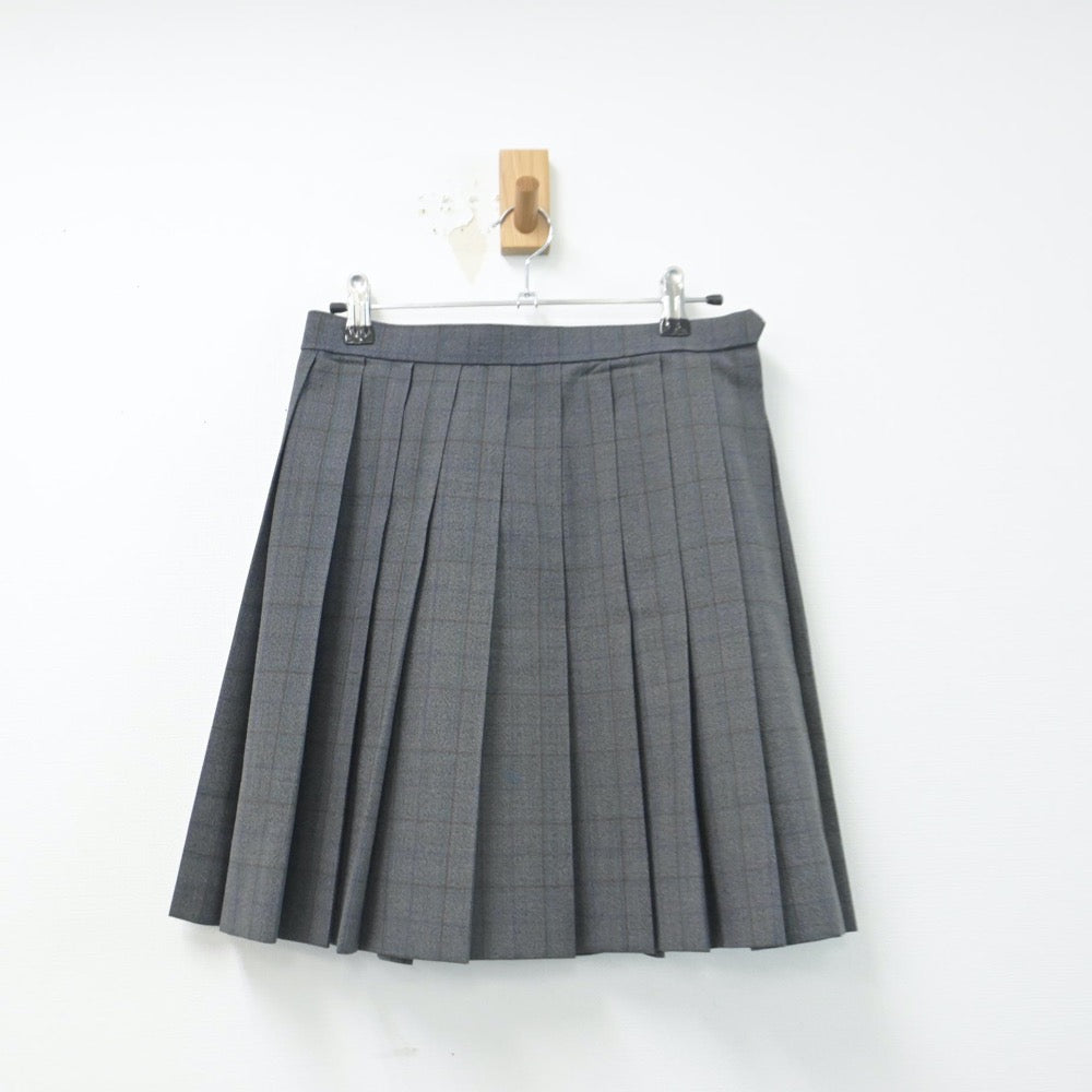 【中古】東京都 江北高等学校 女子制服 4点（シャツ・ニットベスト・スカート）sf014689