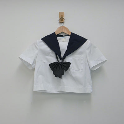 【中古】愛知県 熱田高等学校 女子制服 3点（セーラー服・スカート）sf014692