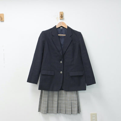 【中古】福井県 仁愛女子高等学校 女子制服 2点（ブレザー・スカート）sf014694