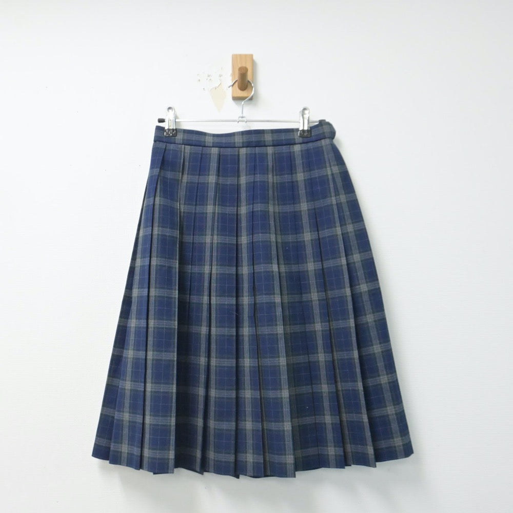 【中古】長野県 広徳中学校 女子制服 3点（ベスト・スカート・スカート）sf014705