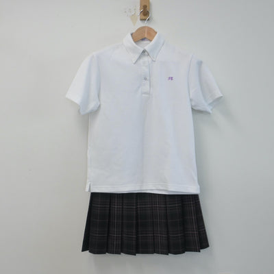 【中古】福島県 東稜高等学校 女子制服 4点（シャツ・シャツ・スカート）sf014713