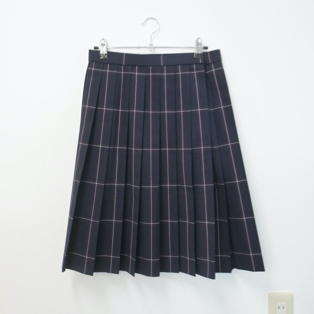 【中古】大阪府 早稲田摂陵高等学校 女子制服 4点（セーラー服・スカート）sf014723