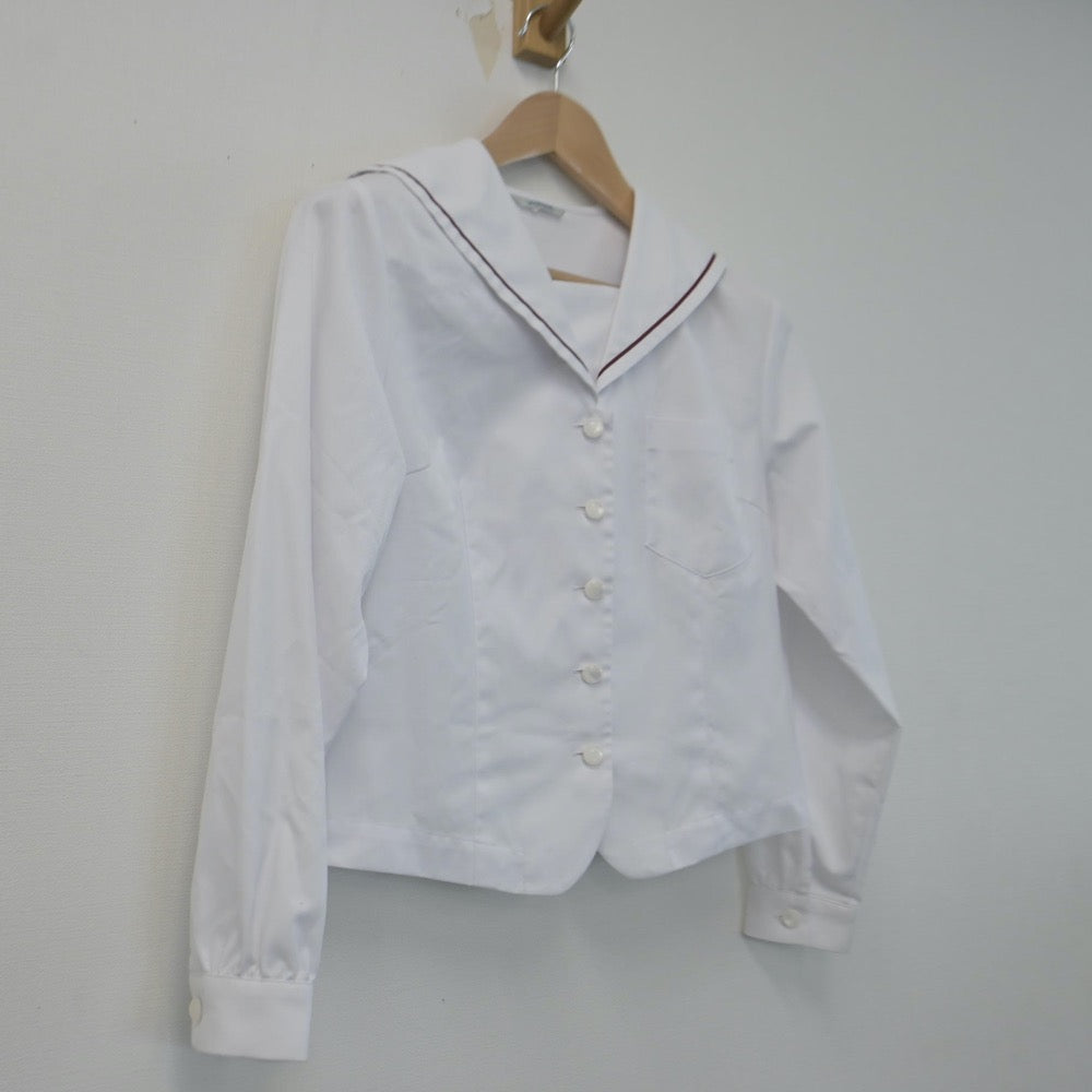 【中古】大阪府 早稲田摂陵高等学校 女子制服 3点（セーラー服）sf014724