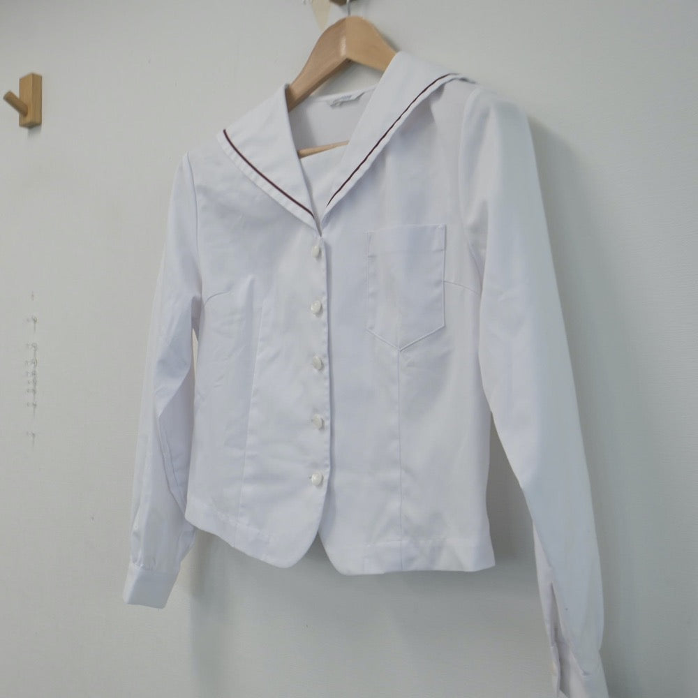 【中古】大阪府 早稲田摂陵高等学校 女子制服 3点（セーラー服）sf014724