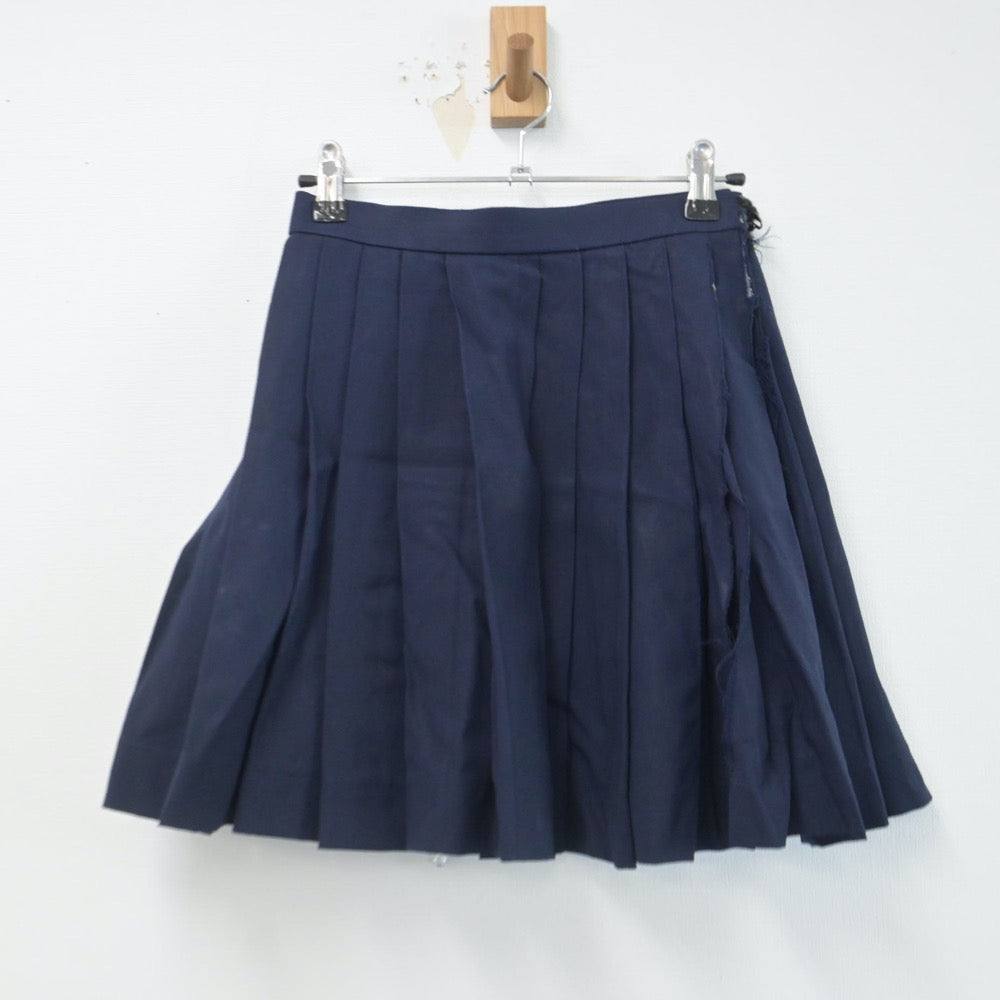 【中古】大阪府 金蘭会高等学校 女子制服 2点（セーラー服・スカート）sf014738