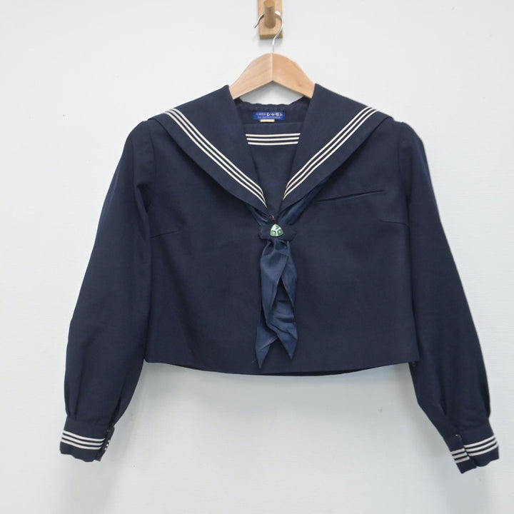 【中古制服】大阪府 金蘭会高等学校 女子制服 4点（セーラー服・スカート）sf014739【リサイクル学生服】 | 中古制服通販パレイド