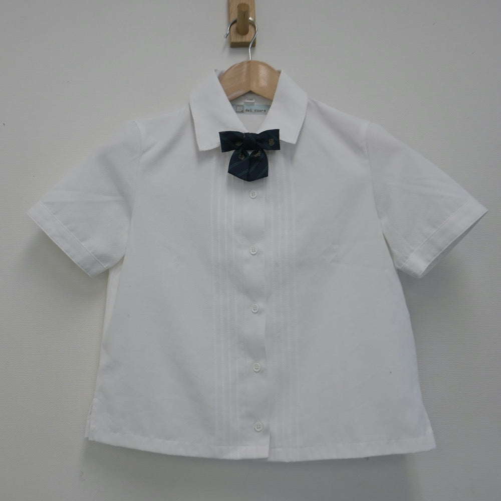 【中古】広島県 山陽女学園中等部 女子制服 4点（シャツ・スカート）sf014748