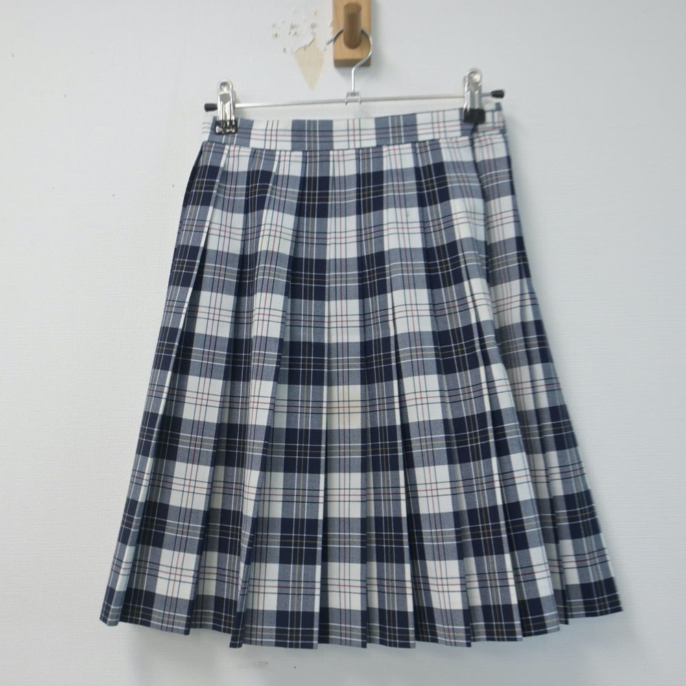 【中古】広島県 山陽女学園中等部 女子制服 4点（シャツ・スカート）sf014748