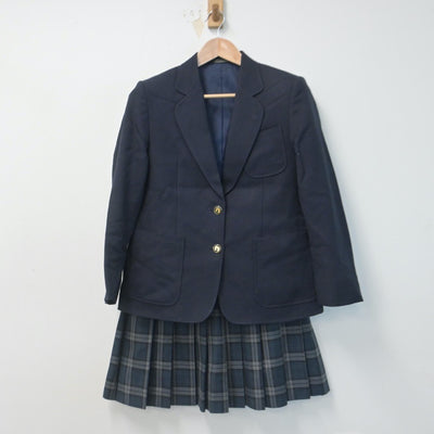 【中古】東京都 東京学芸大附属竹早中学校 女子制服 6点（ブレザー・スカート・スカート）sf014750