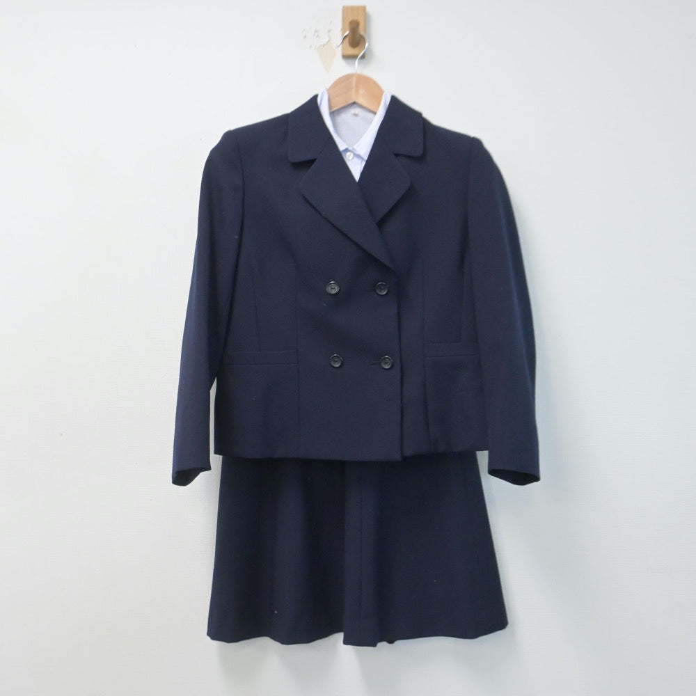 【中古】栃木県 宇都宮中央女子高等学校 女子制服 4点（ブレザー・シャツ・ベスト・スカート）sf014753