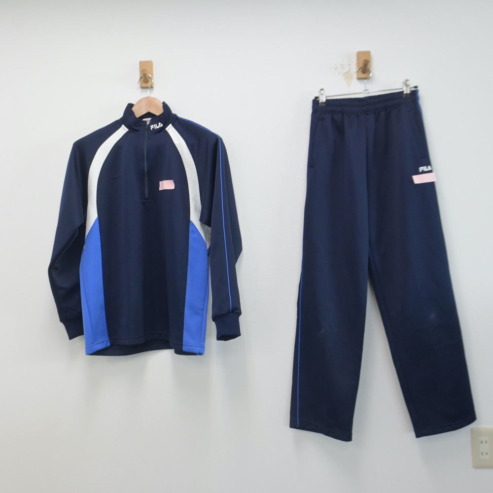 【中古】神奈川県 横浜清風高等学校 女子制服 2点（ジャージ 上・ジャージ 下）sf014763