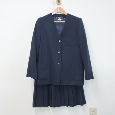 【中古】東京都 第七中学校 女子制服 3点（ブレザー・ベスト・スカート）sf014767