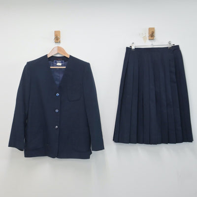 【中古】東京都 第七中学校 女子制服 3点（ブレザー・ベスト・スカート）sf014767