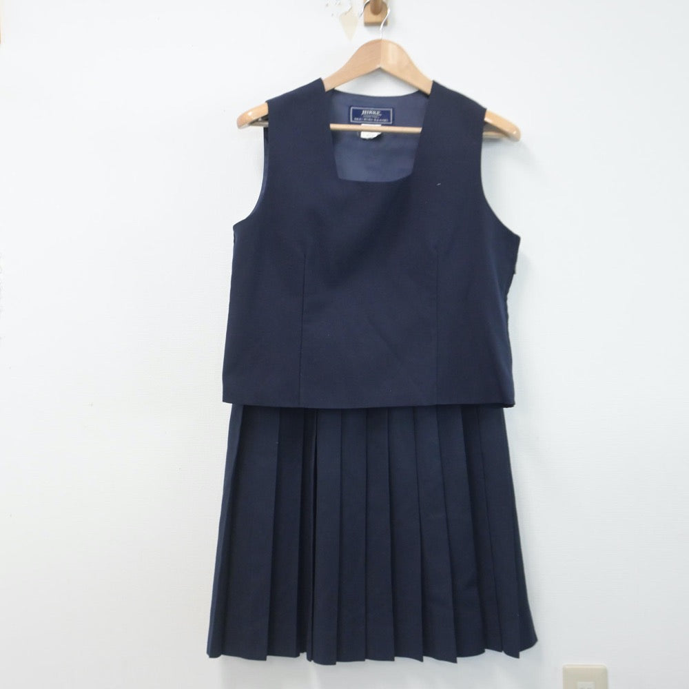 【中古】東京都 第七中学校 女子制服 3点（ブレザー・ベスト・スカート）sf014767