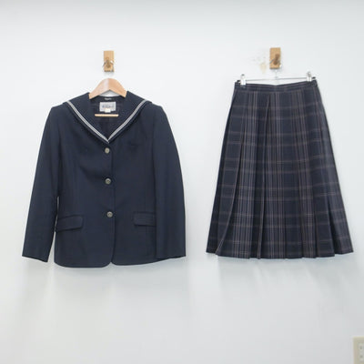 【中古】東京都 第七中学校 女子制服 2点（ブレザー・スカート）sf014771