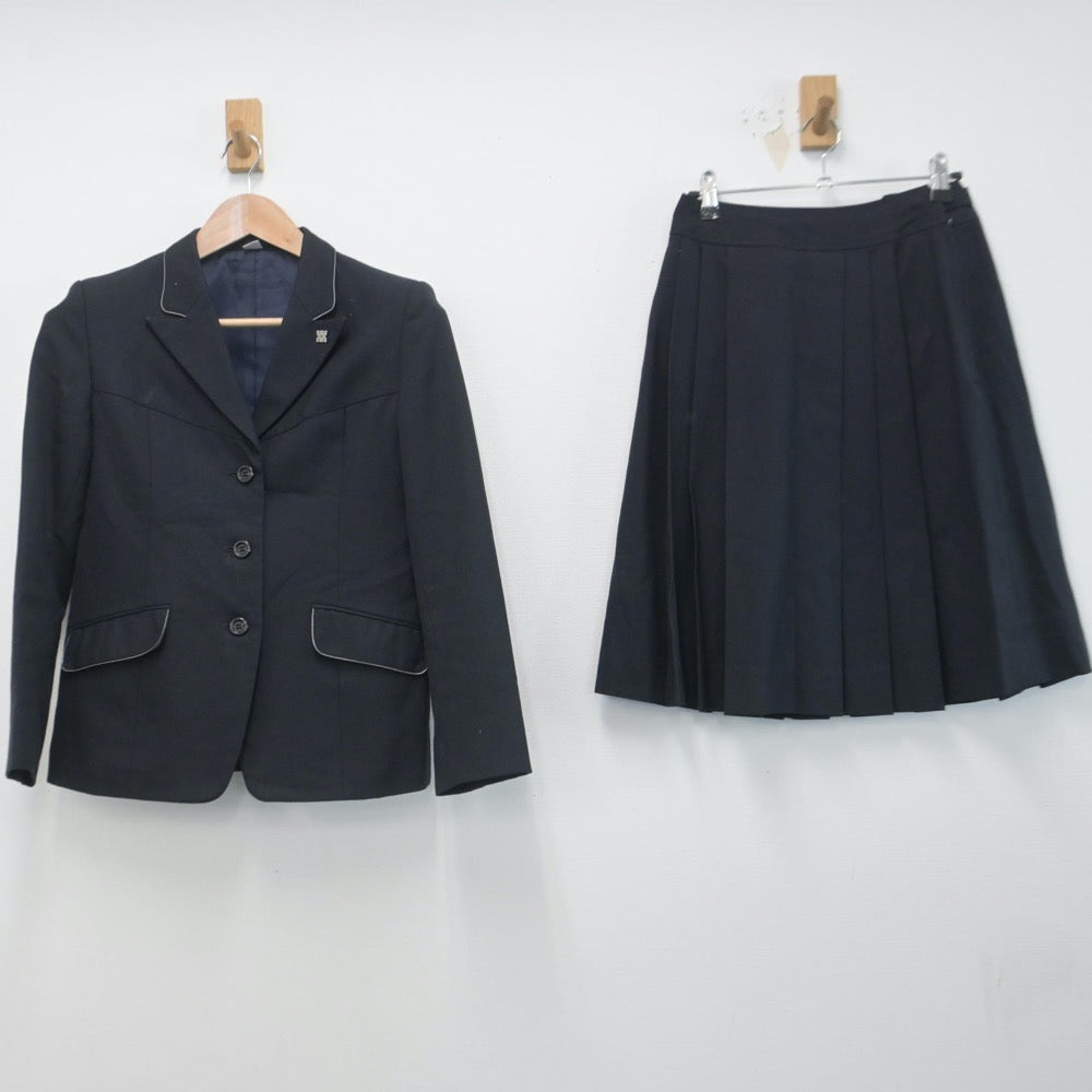 【中古】北海道 札幌藻岩高等学校 女子制服 5点（ブレザー・ベスト・スカート）sf014772