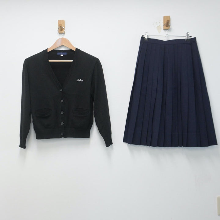 【中古】兵庫県 舞子高等学校 女子制服 4点（ブレザー・ニット・スカート）sf014781