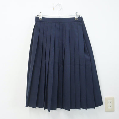 【中古】兵庫県 舞子高等学校 女子制服 3点（シャツ・ニット・スカート）sf014782