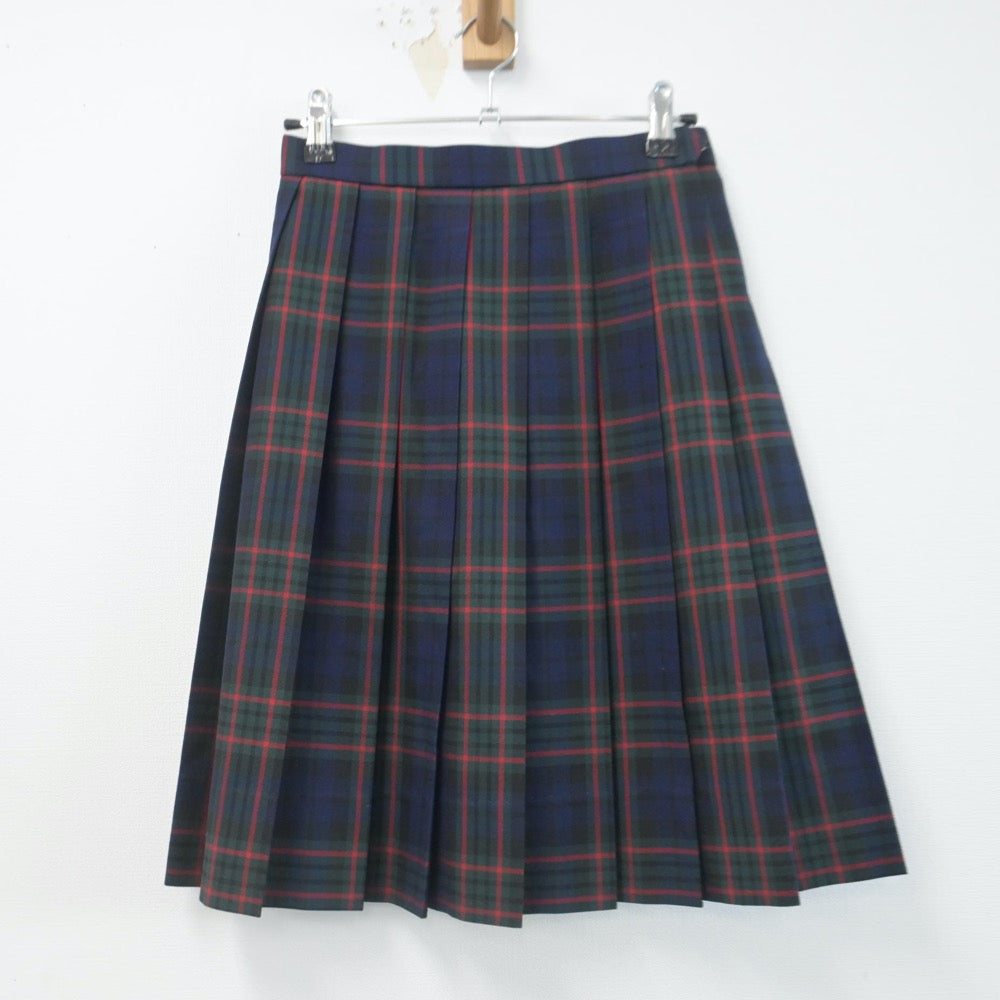 【中古】千葉県 東邦大学付属東邦中学校 女子制服 3点（ベスト・ベスト・スカート）sf014785