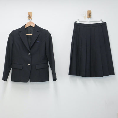 【中古】千葉県 東邦大学付属東邦高等学校 女子制服 4点（ブレザー・ニット・スカート）sf014786