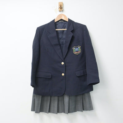 【中古】東京都 国立第一中学校 女子制服 3点（ブレザー・スカート）sf014789