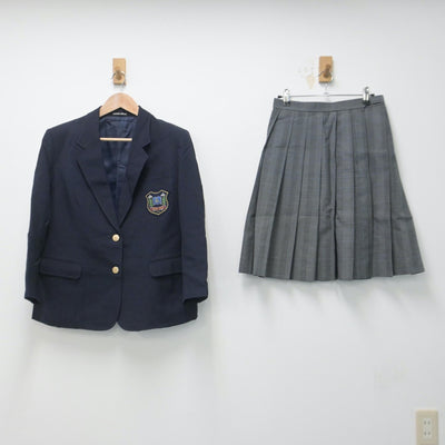 【中古】東京都 国立第一中学校 女子制服 3点（ブレザー・スカート）sf014789