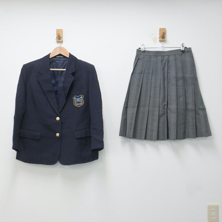 【中古】東京都 国立第一中学校 女子制服 3点（ブレザー・スカート）sf014789