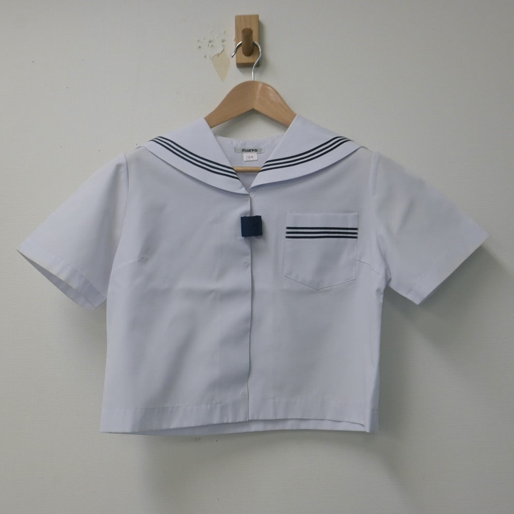 【中古】静岡県 与進中学校 女子制服 2点（セーラー服）sf014804