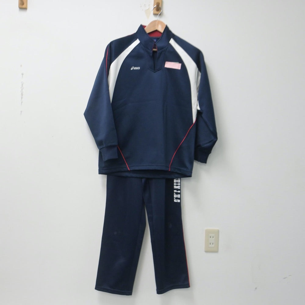 【中古】静岡県 与進中学校 女子制服 3点（ジャージ 上・ジャージ 下）sf014806