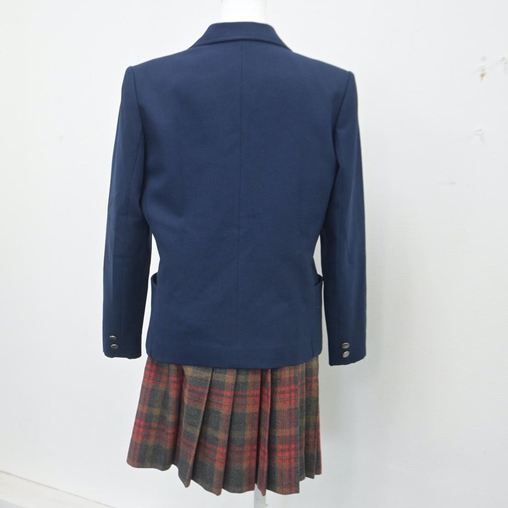 【中古】東京都 頌栄女子学院中学・高等学校 女子制服 4点（ブレザー・スカート・シャツ）sf014814