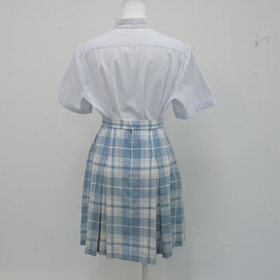 【中古】東京都 頌栄女子学院中学・高等学校 女子制服 2点（シャツ・スカート）sf014815