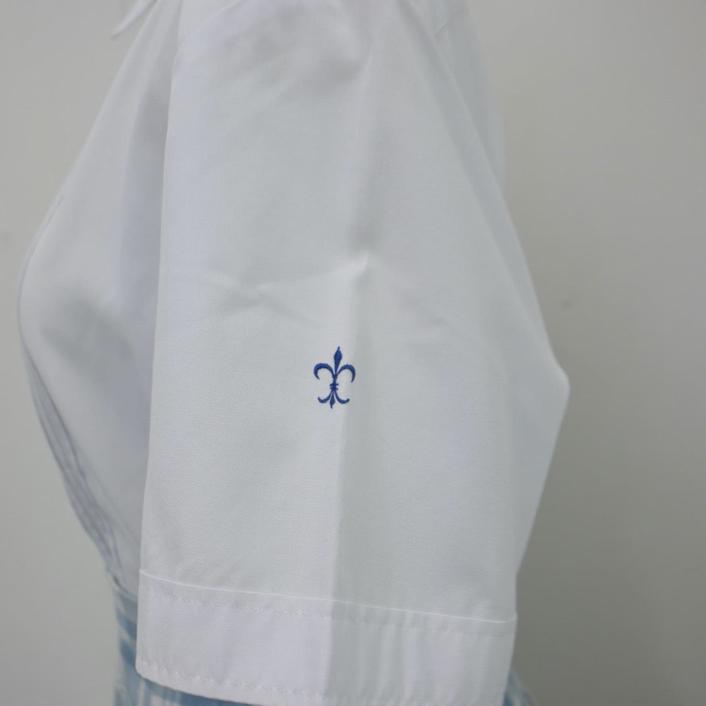 【中古】東京都 頌栄女子学院中学・高等学校 女子制服 2点（シャツ・スカート）sf014815