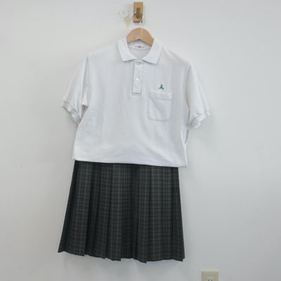 【中古】埼玉県 川口市立幸並中学校 女子制服 3点（シャツ・スカート）sf014818