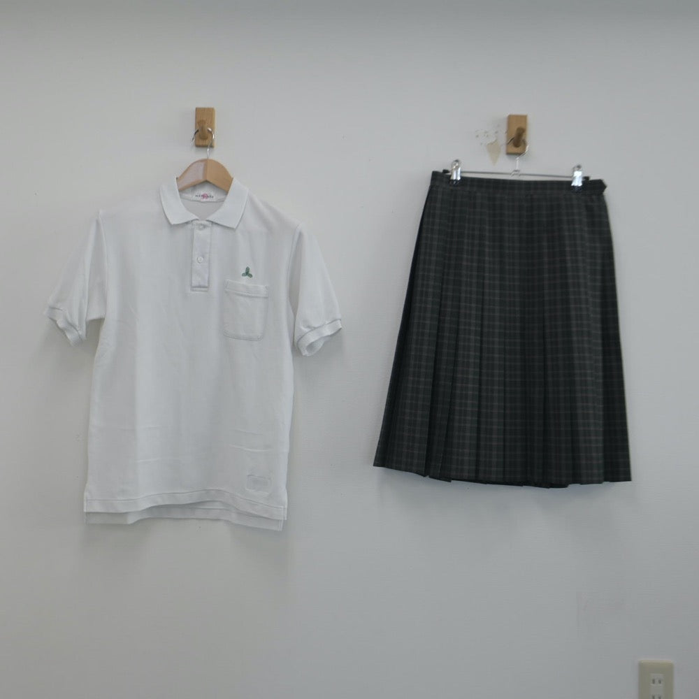 【中古】埼玉県 川口市立幸並中学校 女子制服 3点（シャツ・スカート）sf014818