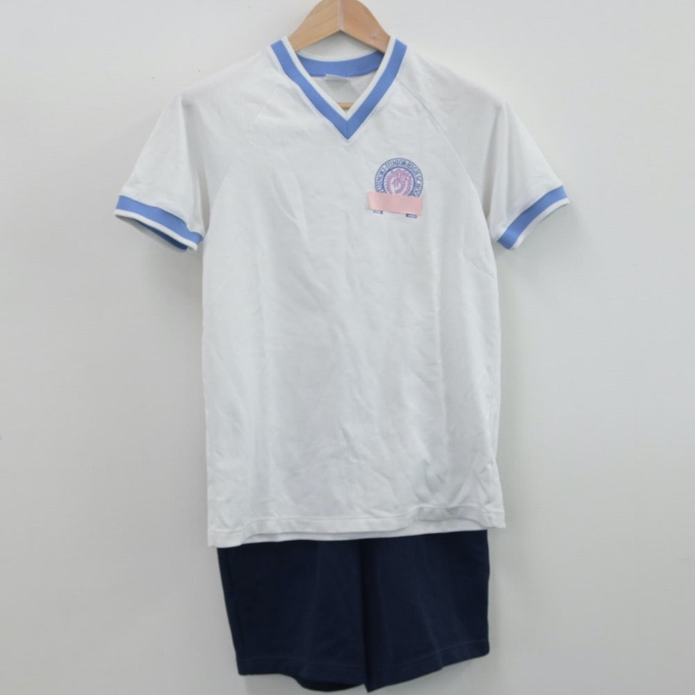 【中古】富山県 富山市立藤ノ木中学校 女子制服 4点（ジャージ 上・体操服 上・体操服 下）sf014824