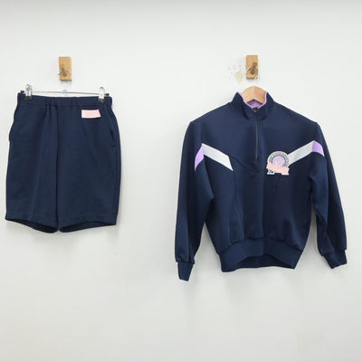 【中古】富山県 富山市立藤ノ木中学校 女子制服 2点（ジャージ 上・体操服 下）sf014825