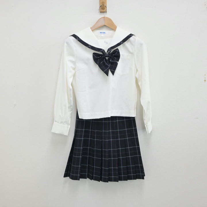 新品制服120cm ティアラ 女子小学生 カシドス織り 白2本ライン セーラー服