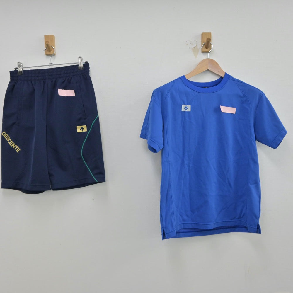 【中古】東京都 錦城高等学校 女子制服 2点（体操服 上・体操服 下）sf014836