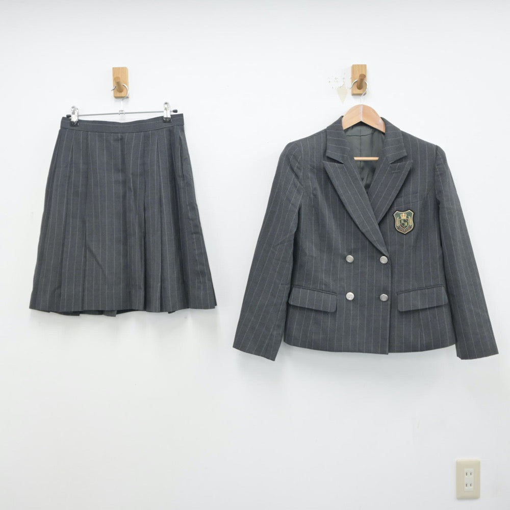 【中古】東京都 錦城高等学校 女子制服 6点（ブレザー・シャツ・ベスト・スカート）sf014838